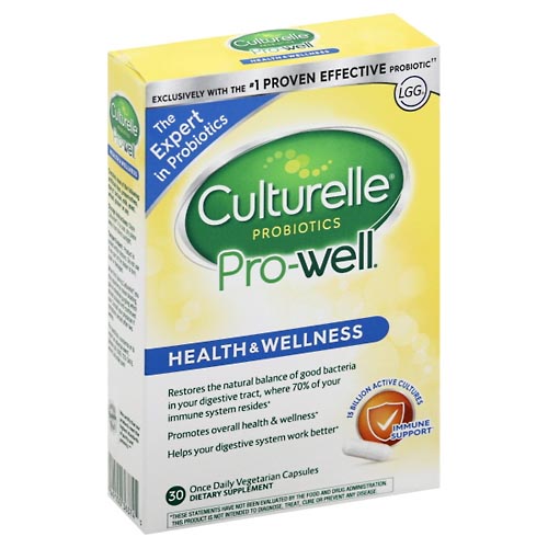 Image for Culturelle Probiotics, Vegetarian Capsules,30ea from Lee Road Family Pharmacy Inc