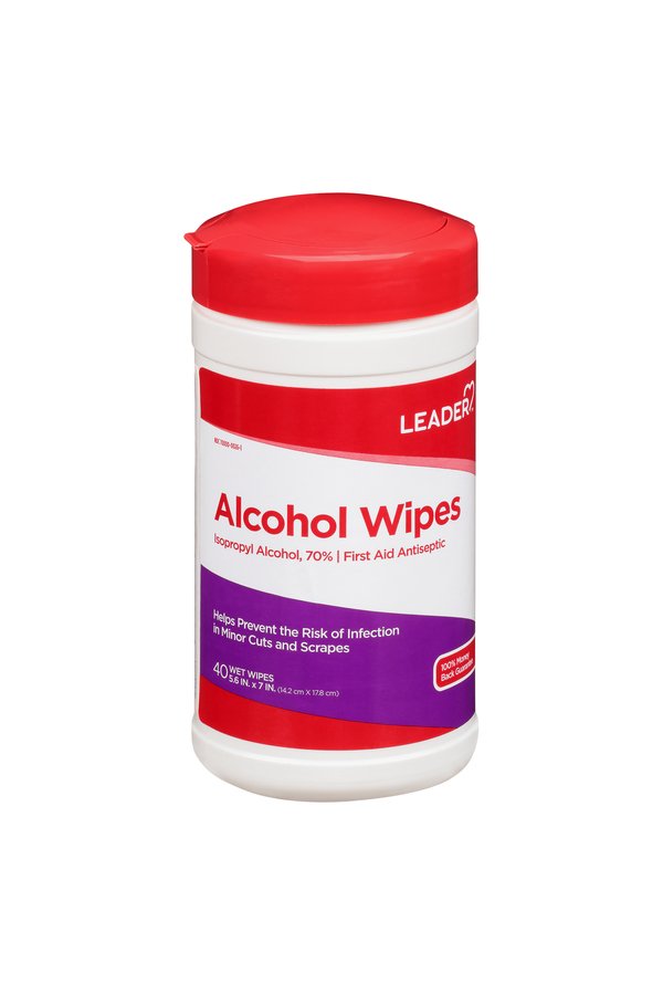 Image for Leader Alcohol Wipes,40ea from Lee Road Family Pharmacy Inc