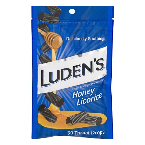 Image for Ludens Throat Drops, Honey Licorice,30ea from Lee Road Family Pharmacy Inc